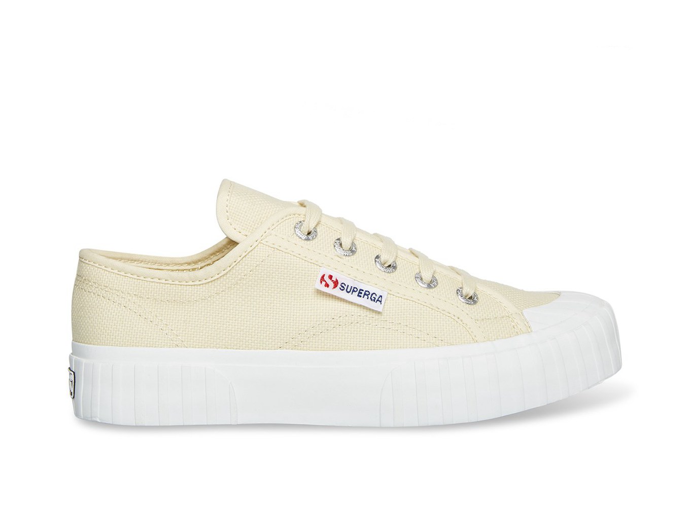 Superga Espadrille Womens - 2630 Stripe - Beige - MXPKC4275